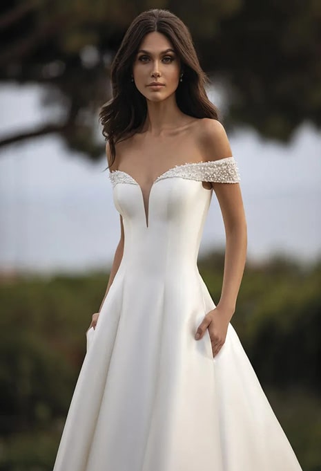 Try on the Pronovias Rea Gown in Los Angeles, CA